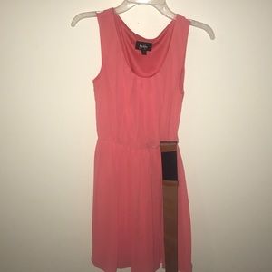 A pink dress. Never worn